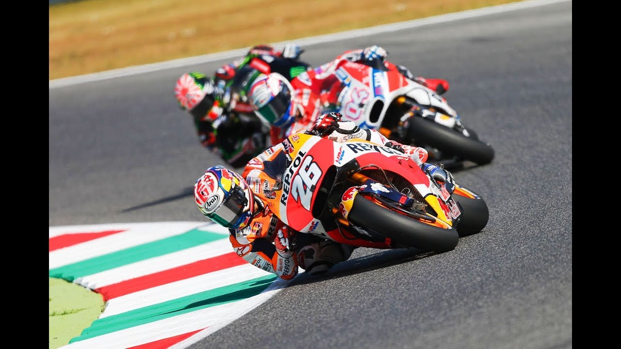 Dani Pedrosa Crash Mugello 2017 Last Lap with Cal Crutchlow