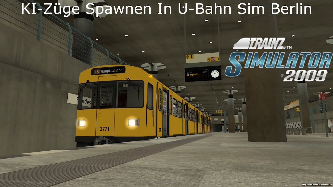 Tutorial | KI Züge Spawnen in U-Bahn Sim Berlin (Trainz 2009)