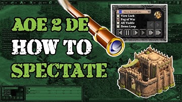 Age of Empires 2 Definitive Edition - How to Spectate (Spectator Mode)