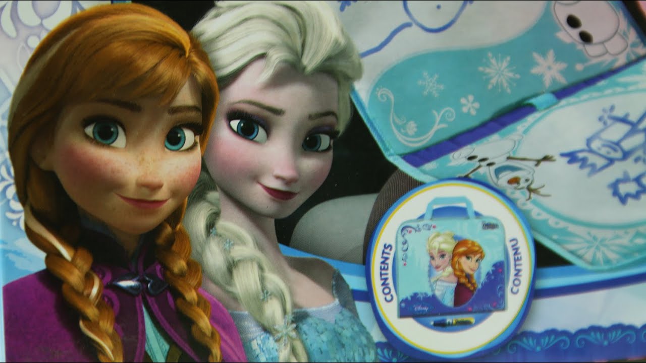 Frozen / Kraina Lodu - Aquadoodle - Tomy - Mata Wodna - Doodle Bag / Walizeczka - E72440