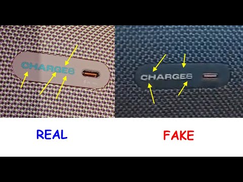 JBL Charge 6 speaker how to spot original. Real vs fake JBL speakers review