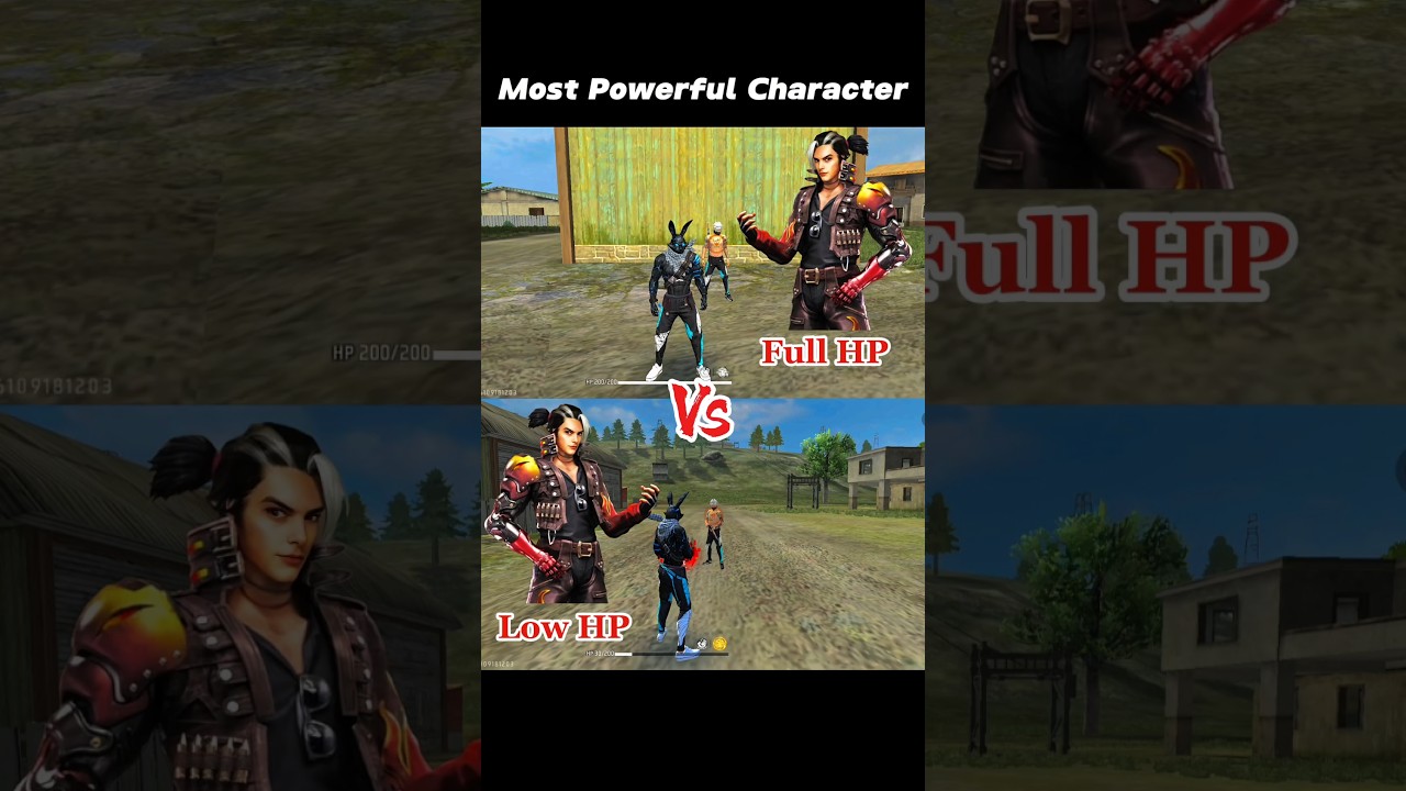 Hayato Full HP vs Low HP 🔥 Free Fire Most Powerful Character Test! 😱 