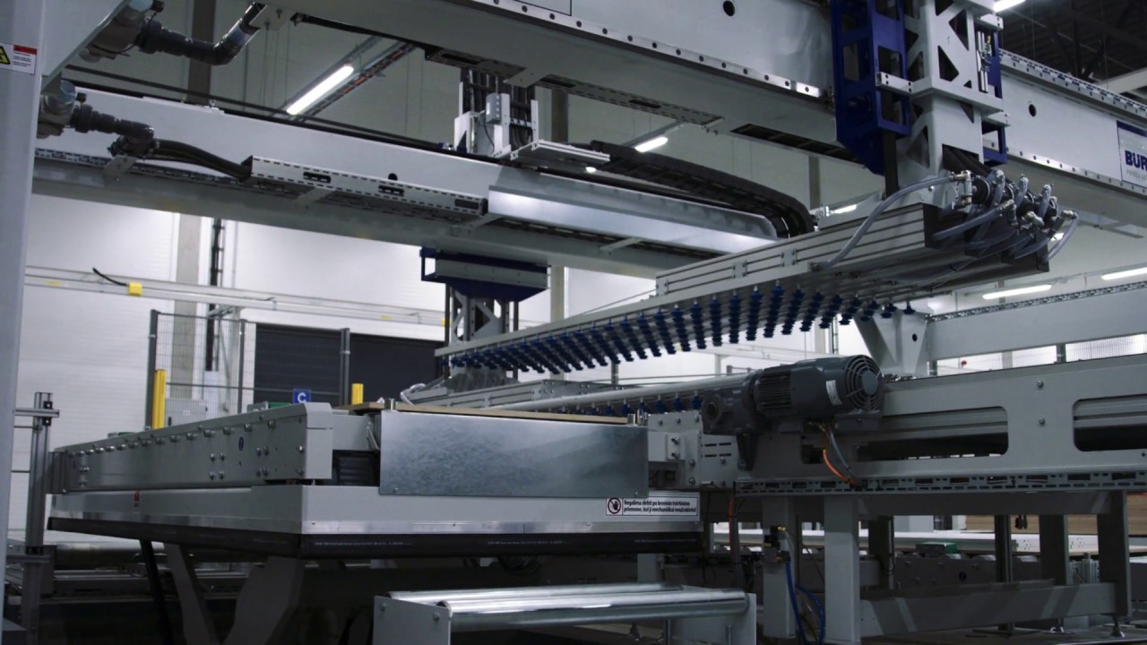 Burkle LED Curing Roll Coating Line with Automation YouTube