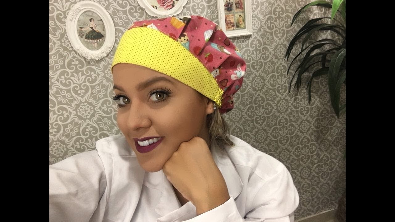 Como fazer Touca cirúrgica ou culinária com o molde  fácil