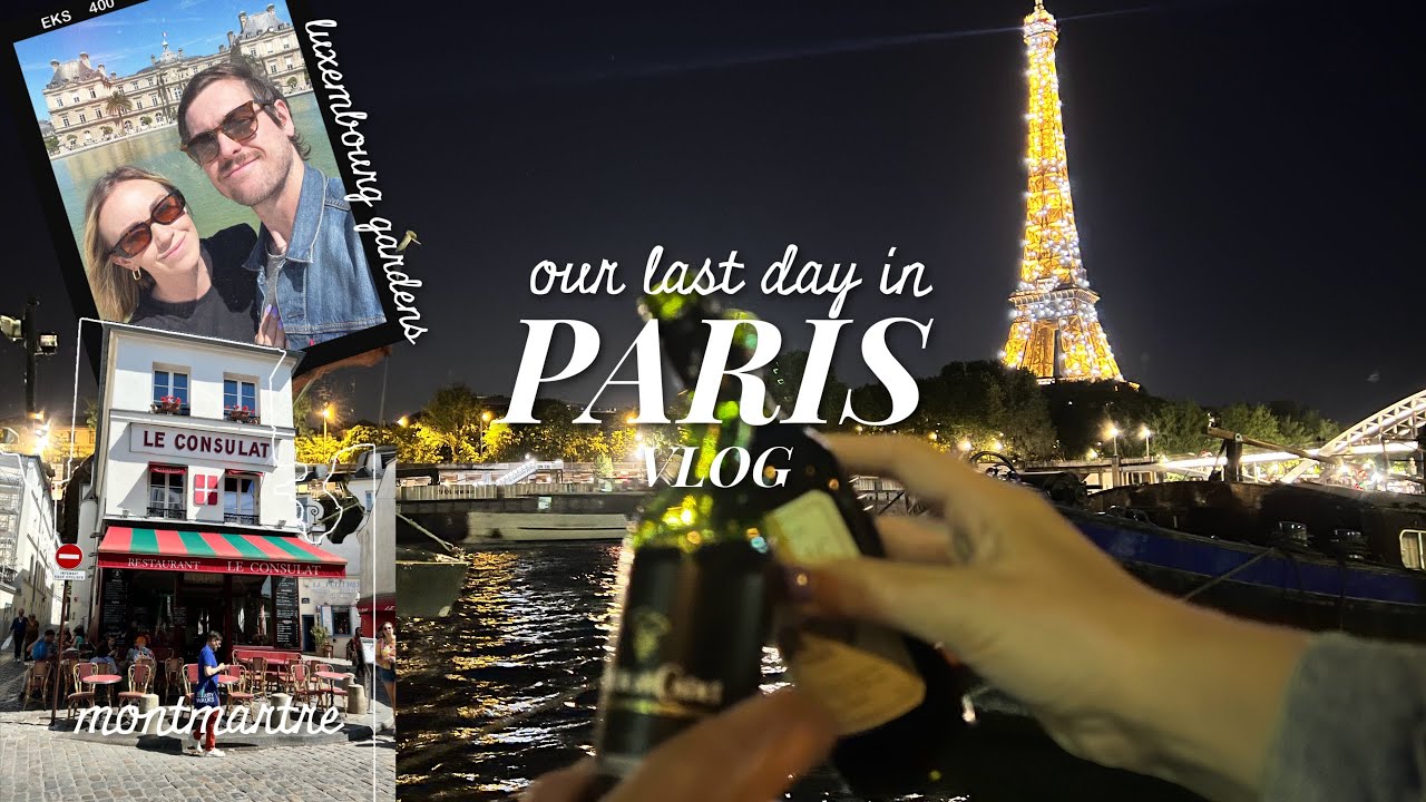 Drinking Wine By The Seine & The Luxembourg Gardens | Paris: Vlog