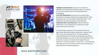 Atomic Marketing   Live Streaming for Businesses  A Guide to Effective Video Production