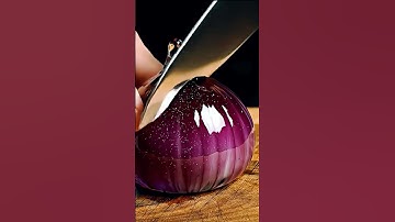 🔪 🧅 Satisfying Onion Cutting ASMAR| Sharp Knife Skills and Crisp Slices onion🧅 #aiasmr#shorts#ai