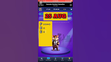 Hamster kombat daily cipher code today 25 aug I hamster kombat aug 25 #ciphercodes #hamsterkombat