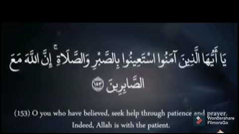 ياأيها الذين آمنوا استعينوا بالصبر والصلاة ... ليلة 5 رمضان - من سورة البقرة