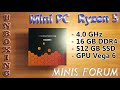 Mini PC Gamer Ryzen 5 com 16 GB DDR4 e 512 SSD - Unboxing