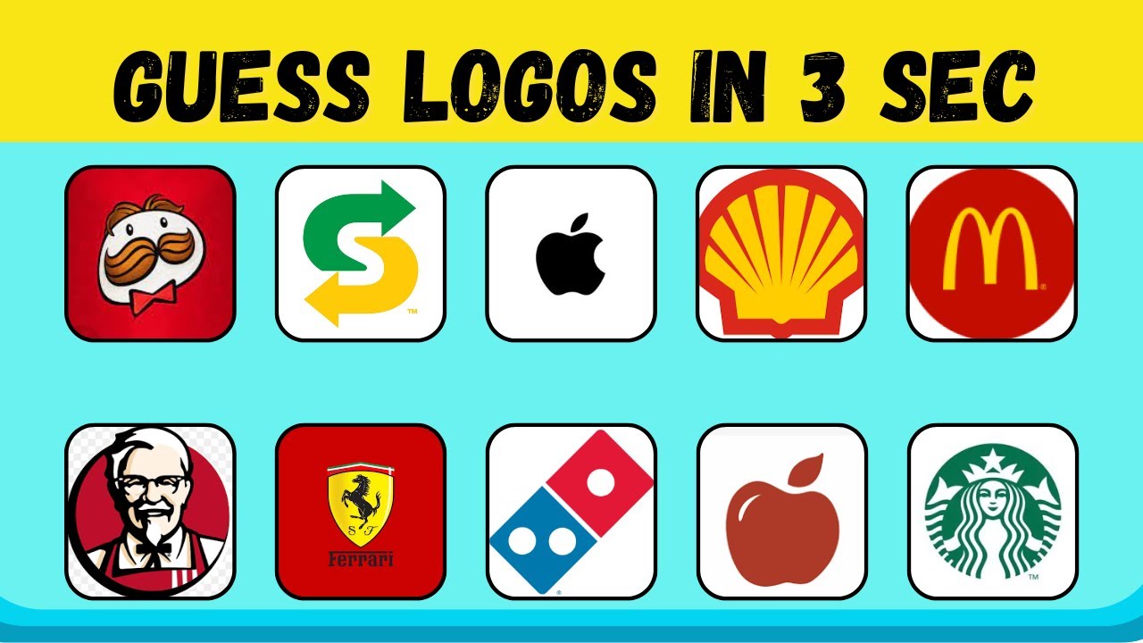 Quick Logo Challenge | Guess the Logo in 3 Seconds! 🕒🔍