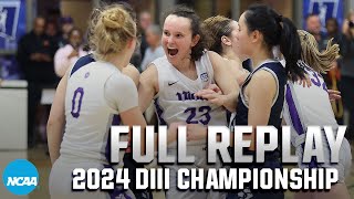 NYU vs. Smith: 2024 NCAA DIII women's basketball championship | FULL REPLAY