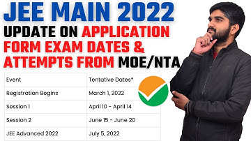 JEE Main Exam Date Latest Update By TOI | JEE Main 2022 Application Form Begins Shortly