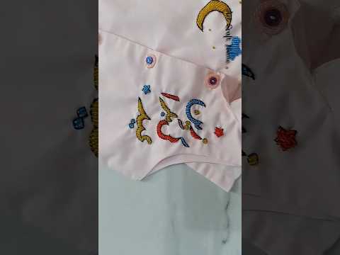 Eid ul Adha dress design, embroidery hoop DIY #diy #artandcraft #artcrafthome #embroidery #shorts
