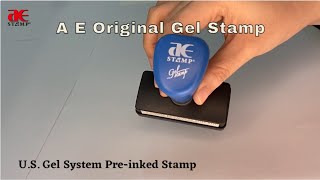 Introduction to A E Gel Stamp (Pre-Inked Stamp)