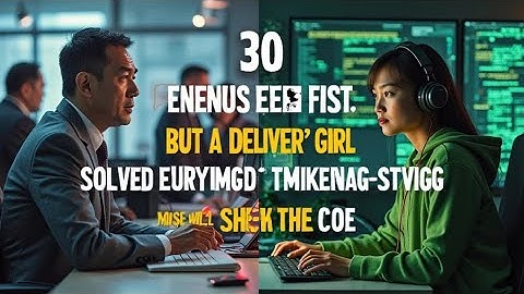 "30 Engineers FAILED... Then a DELIVERY GIRL Walked In and SHOCKED Everyone!"