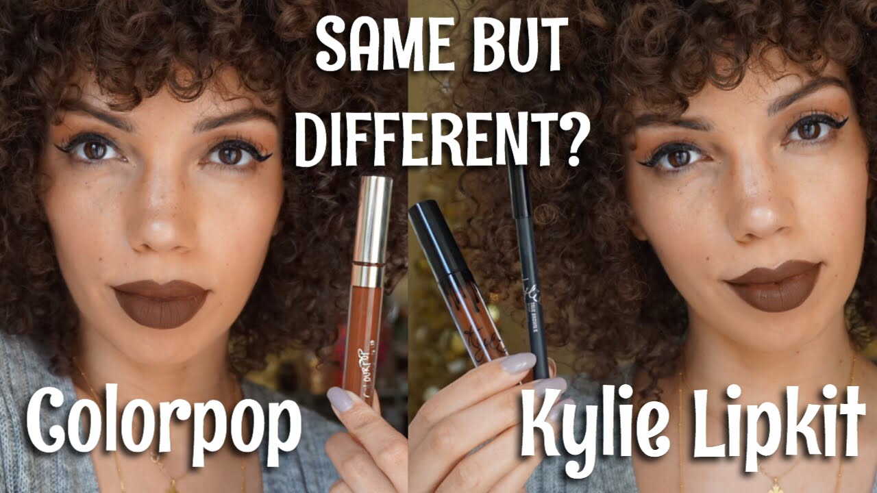 KYLIE JENNER LIPKIT TRUEBROWN VS. COLORPOP LIMBO