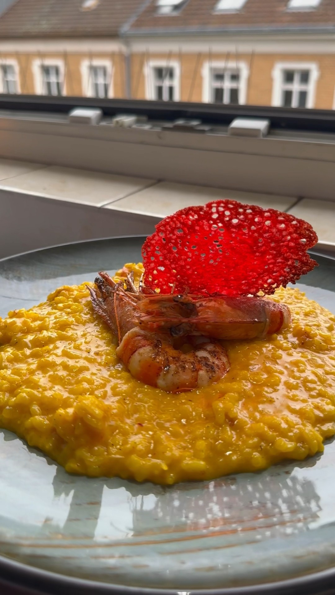 Safran-Risotto mit Krabben - YouTube