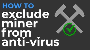 How To Exclude Miner from Antivirus | antivirus exclude miner