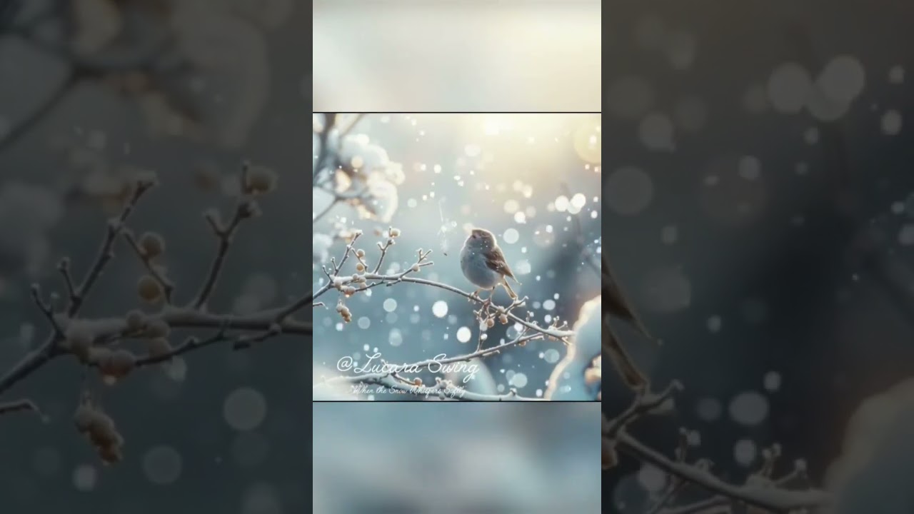 Cozy Vintage Jazz 🎷 Winter Birds & Soft Snow 1940smusic 1950smusic
