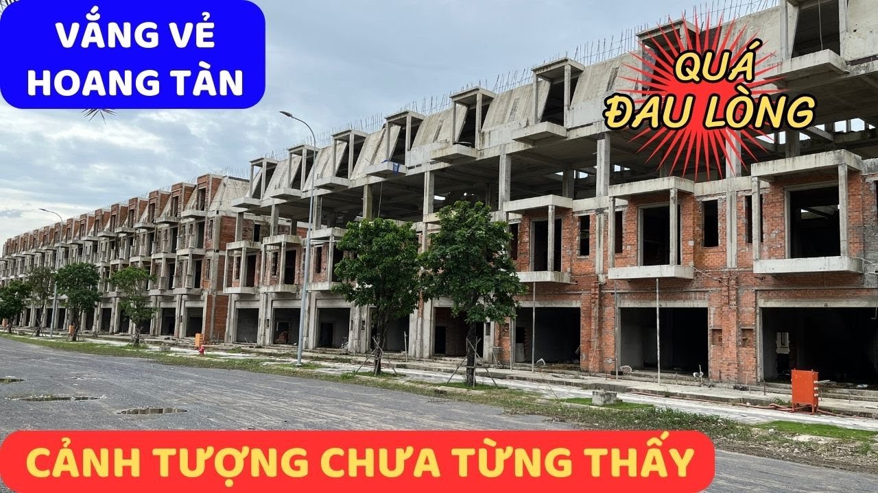 Đau lòng khi nhìn thấy cả ngàn căn shophouse biệt thự hoang tàn cách sân bay Long Thành 15km.