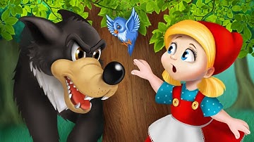Little Red Riding Hood and Big Bad Wolf - Little Red Cap | Bedtime Stories for kids