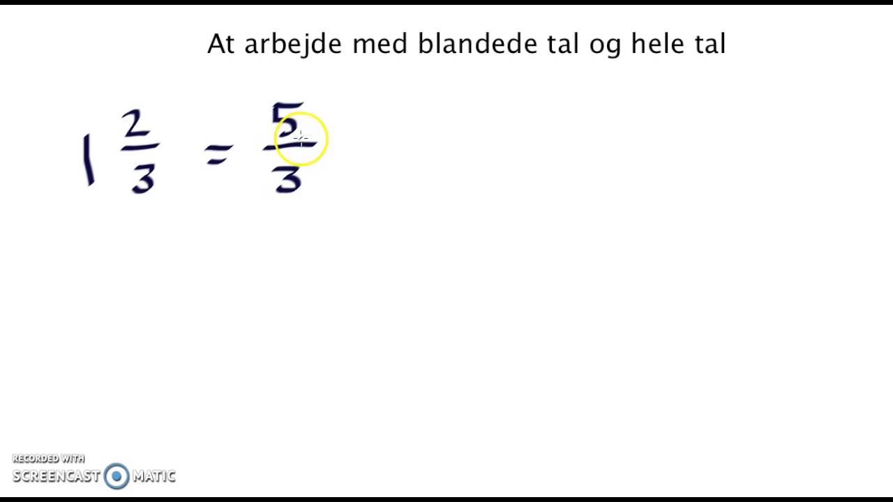 Divider Brøk Med Helt Tal