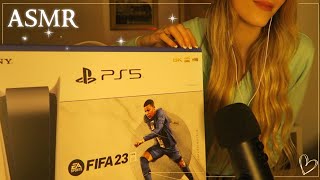 ASMR | unboxing PS5 🤍🎮