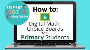 Math Choice Board Tutorial