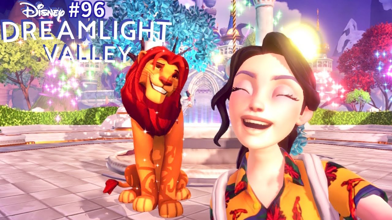 Simba Le roi lion 🦁 Mise à jour 4 ⬆️ La fierté de la vallée, Disney Dreamlight Valley 96 Let’s play