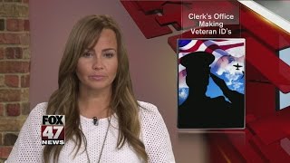 Veterans can get ID from clerk's office