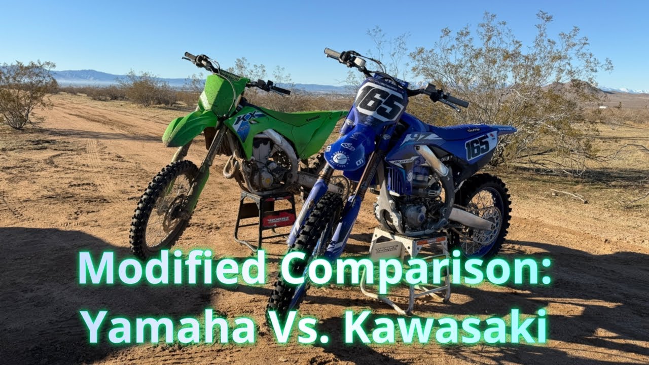 Модифицированное сравнение: Yamaha против Kawasaki