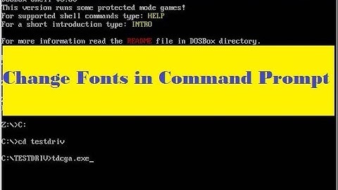 How to Change Fonts on Command Prompt in Windows P C  2018