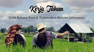 KERJA TAHUN | Voc. Julya Cristi Br Ginting | Lirik Bahasa Karo & Terjemahan Bahasa Indonesia