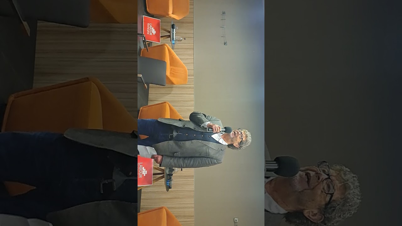 Mark Slater of GMTU & Chair of Save the Seven Sisters Campaign at Labour Party Conference 2024