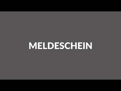 HelpCenter | Meldeschein