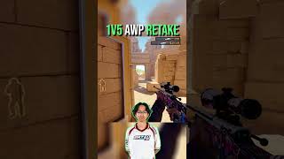 One Awp And Only 5 Bullets To Win