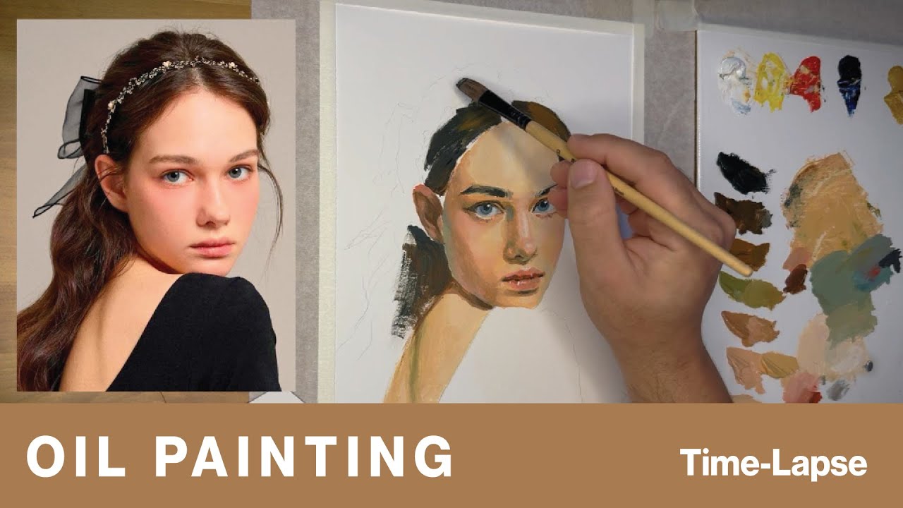 Portrait Painting from a Photo | Oil Painting Process - YouTube