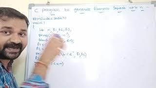 fibonacci series upto n terms in c|c program to generate fibonacci series upto n terms