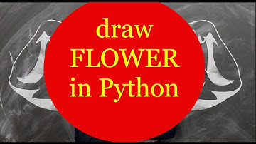Create a Flower using Python Turtle | Python Turtle Graphics