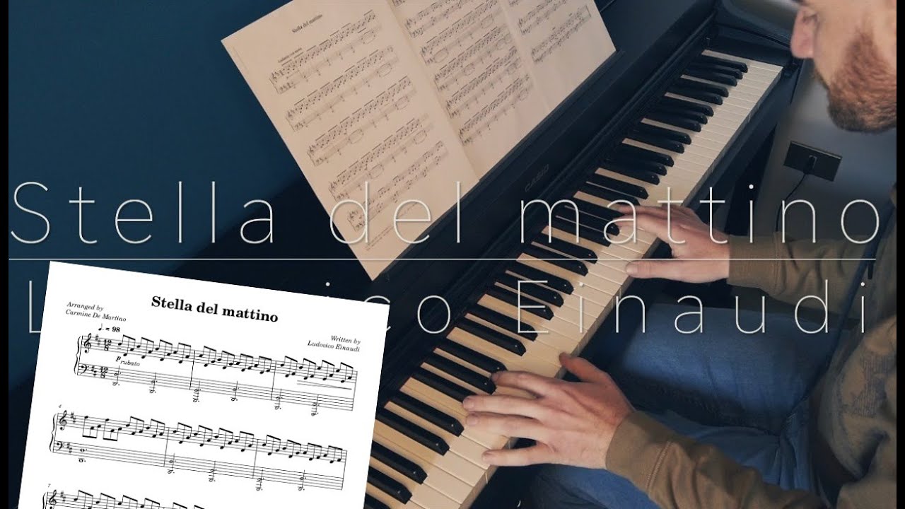 Stella del mattino (@ludovicoeinaudi) [Piano Cover + Sheet Music