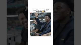 Speed's first rule as the FIFA President 😭‼️ #ishowspeed #ronaldo #worldcup