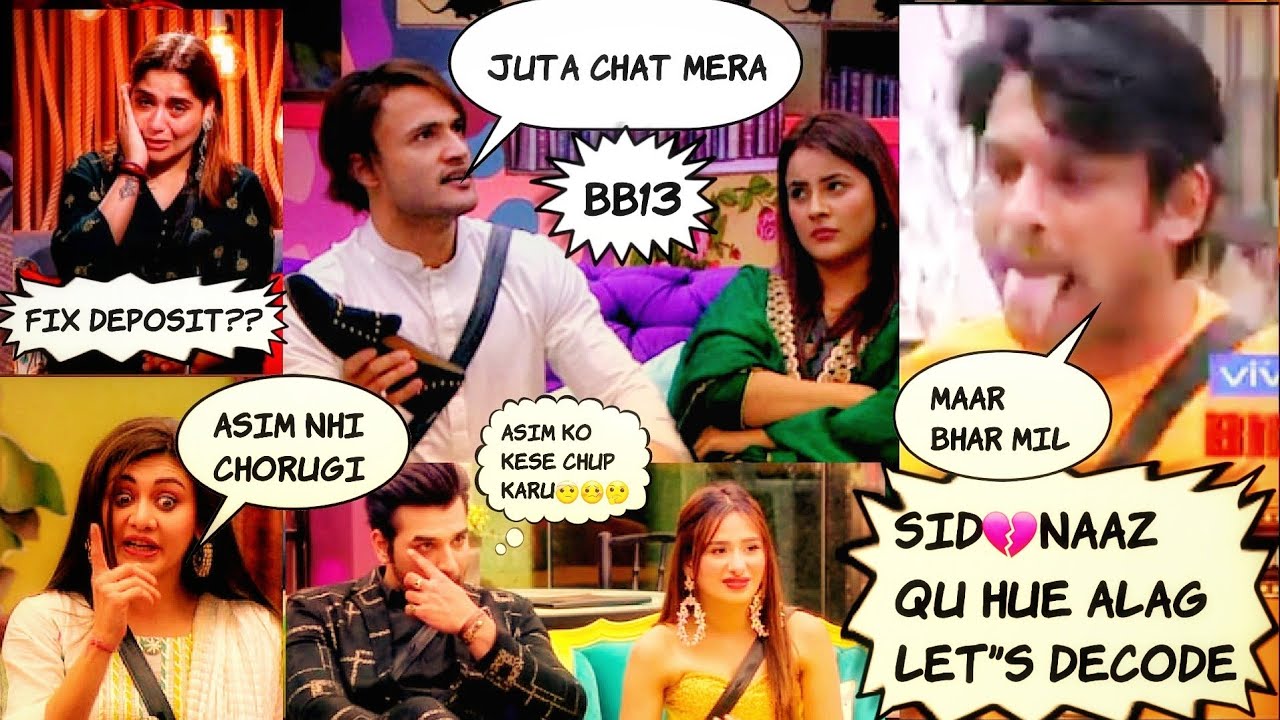 #BIGGBOSS13 WROST SANCHALAK #PARAS #VISHAL #ASIM WAS WRONG KYU HUYE #SIDNAAZ ALAG? LET'S DECODE