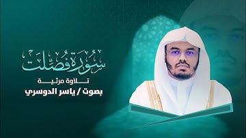 سورة فصلت - الشيخ ياسر الدوسري || Surah Fussilat - Sheikh Yasser Al-Dosari