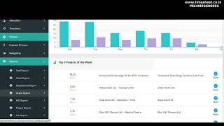 Report -Timesheet Software Tutorial screenshot 5