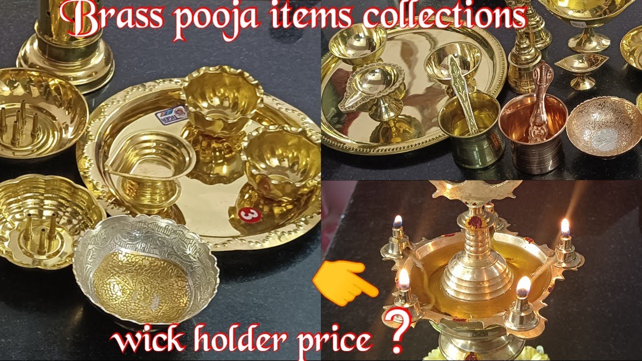 ✨Brass Pooja things collections/Traditional brass puja items