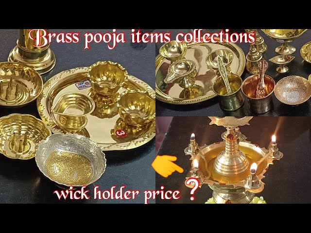 ✨Brass Pooja things collections/Traditional brass puja items