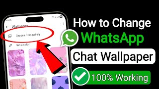 WhatsApp Chat Wallpaper For One Contact | How To Set Personal Chat Wallpaper in WhatsApp screenshot 5