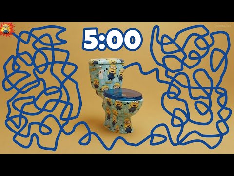 5 Minute Timer Bomb | Minion Toilet EXPLOSION! 🚽💥