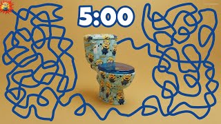 5 Minute Timer Bomb | Minion Toilet EXPLOSION! 🚽💥